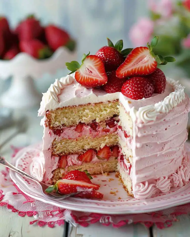 Fresh Strawberry Cake