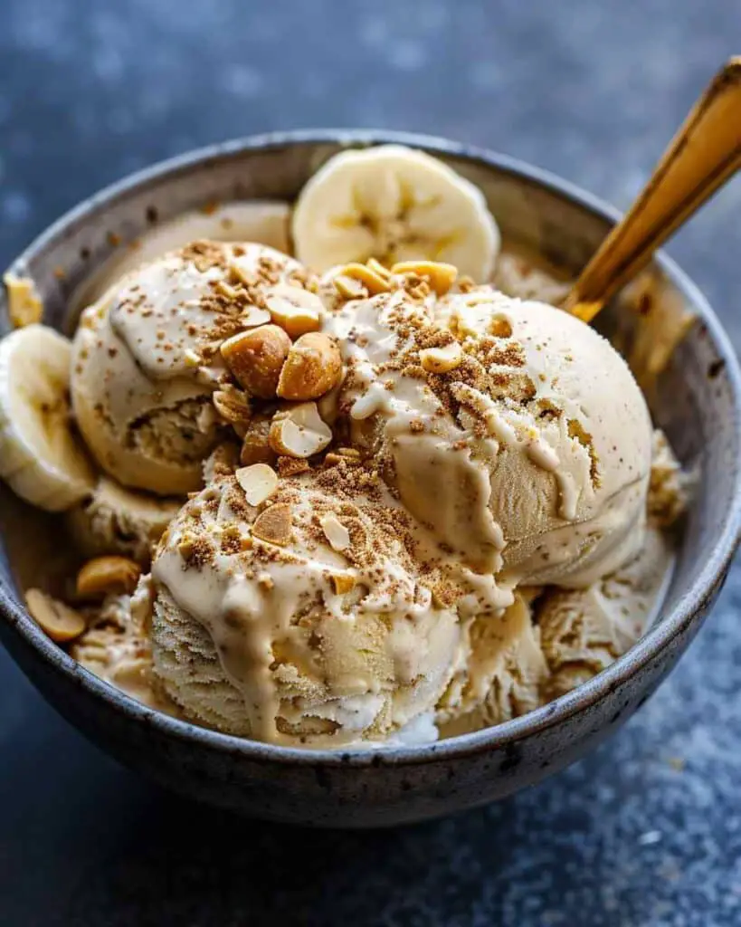 2-Ingredient Peanut Butter Banana Ice Cream