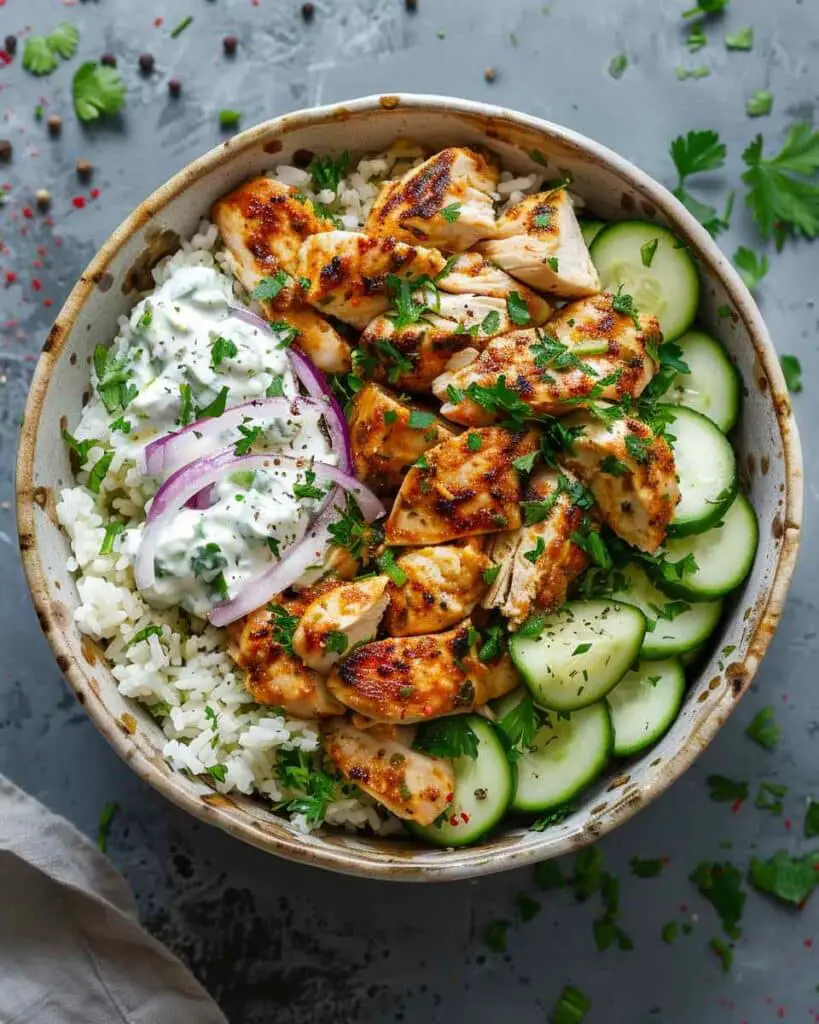 Chicken Tzatziki Bowls