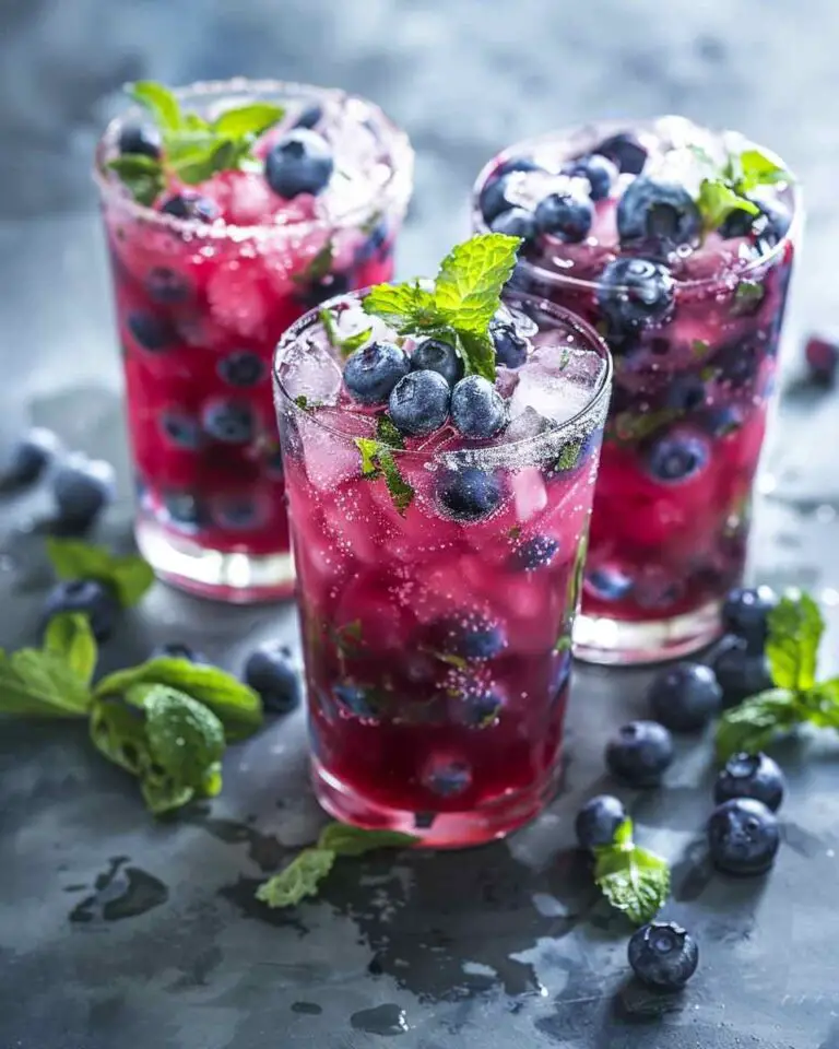 Watermelon Blueberry Sparklers