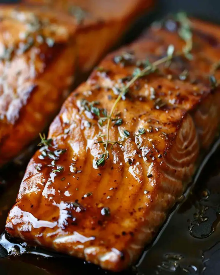 Salmon with Brown Sugar Glaze