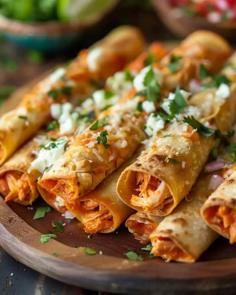 Gluten Free Buffalo Chicken Taquitos