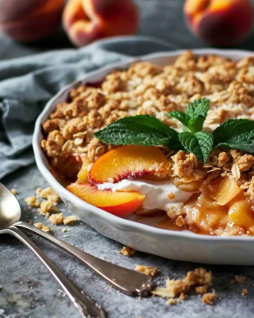 Easy Peach Crisp