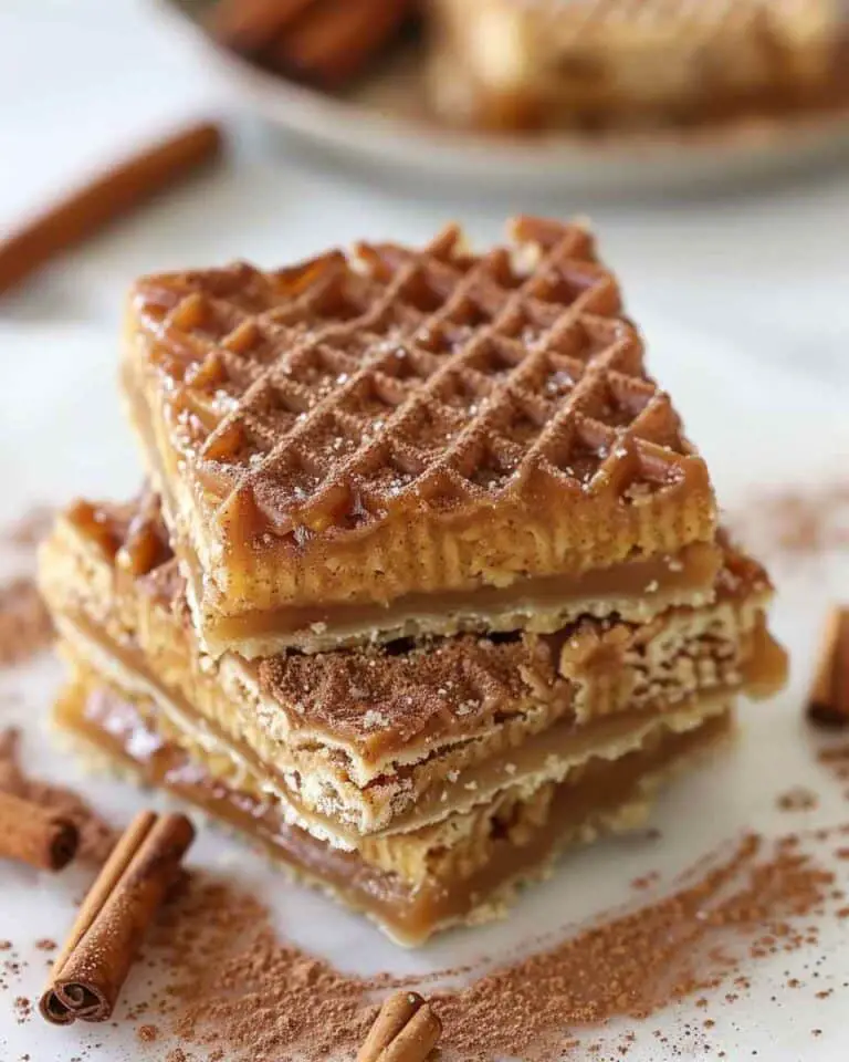 Easy Churro Saltine Toffee Bars with Cinnamon Sugar and Creamy Filling