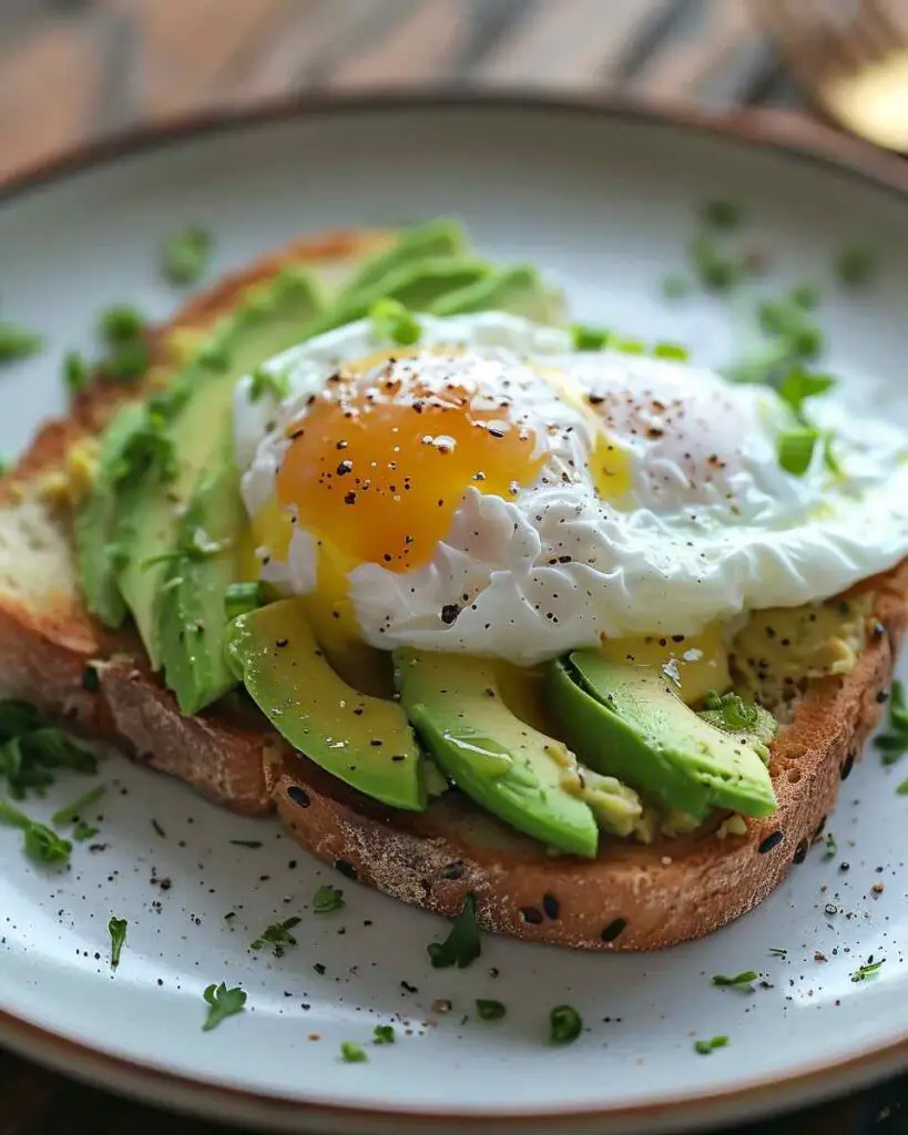 Avocado Toast with Poached Egg