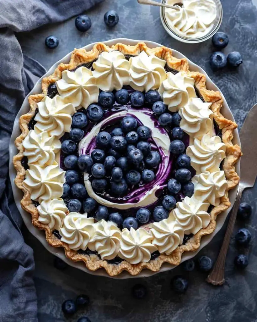 Blueberry Cream Cheese Pie