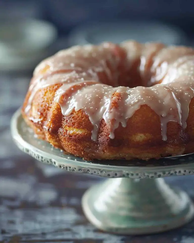 Cinnamon Maple Glazed Donut Cake
