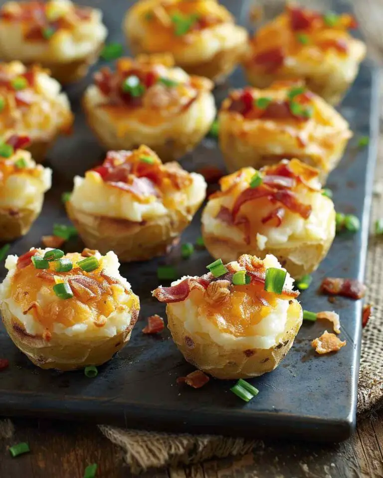 Loaded Mashed Potato Bites
