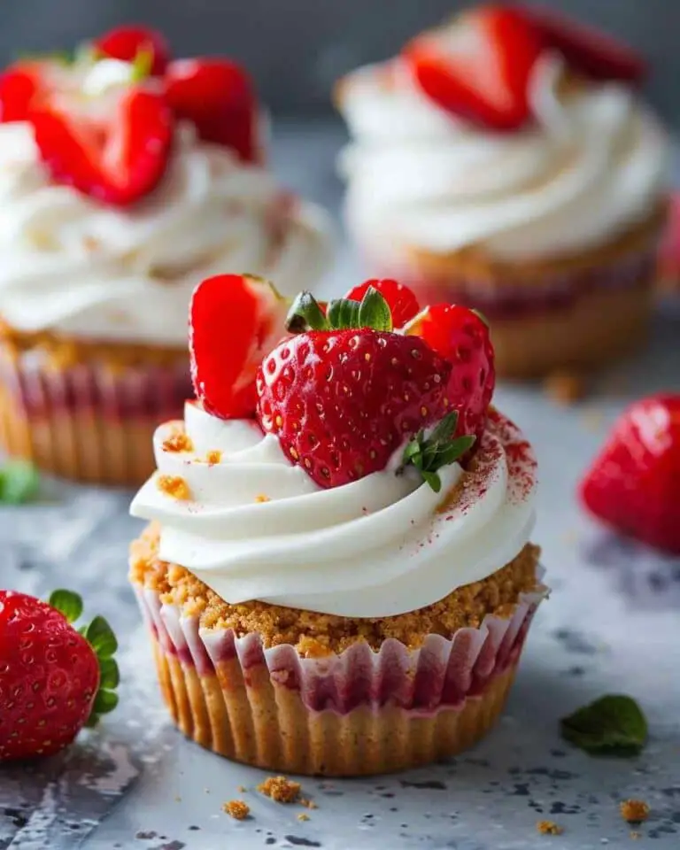 Strawberry Cheesecake Cups