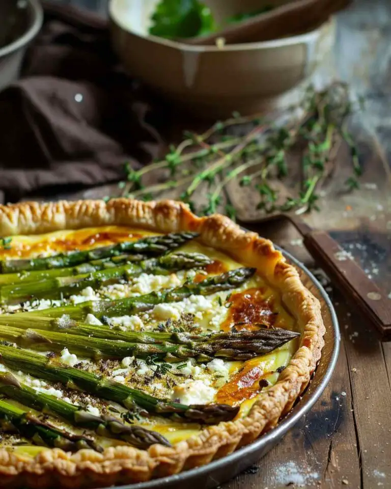 Asparagus and Goat Cheese Tart