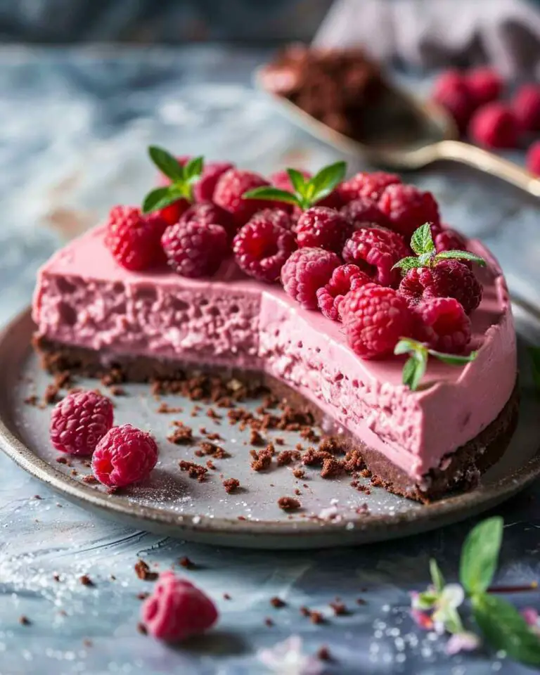 Raspberry Vegan Cheesecake
