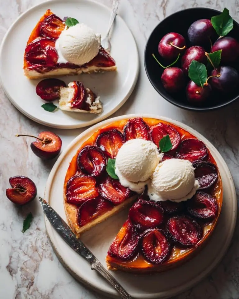 Plum Tarte Tatin with Bay and Cinnamon Recipe