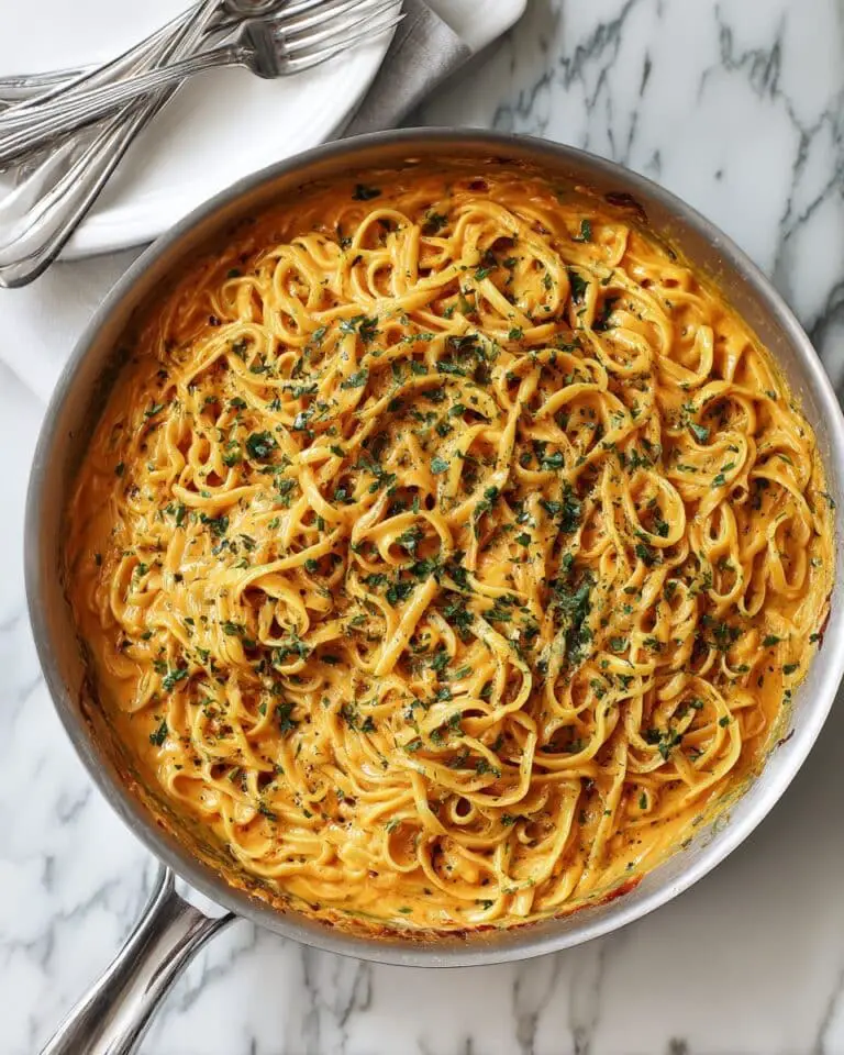 Roasted Red Pepper Alfredo Recipe