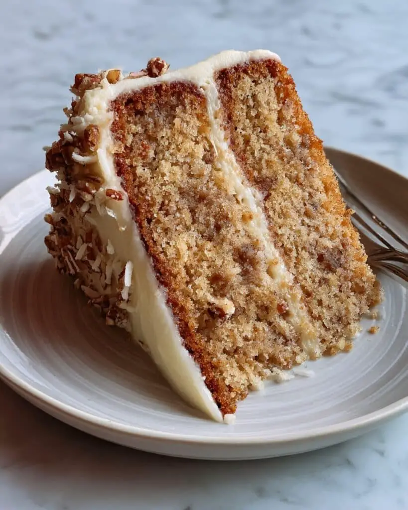 Tropical Banana Bread with Macadamia Nuts and Coconut Frosting Recipe