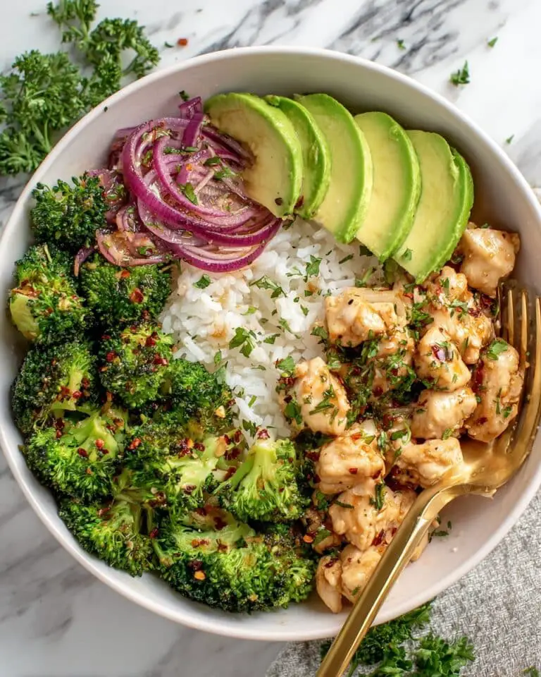 Sticky Garlic Butter Chicken Bowls Recipe