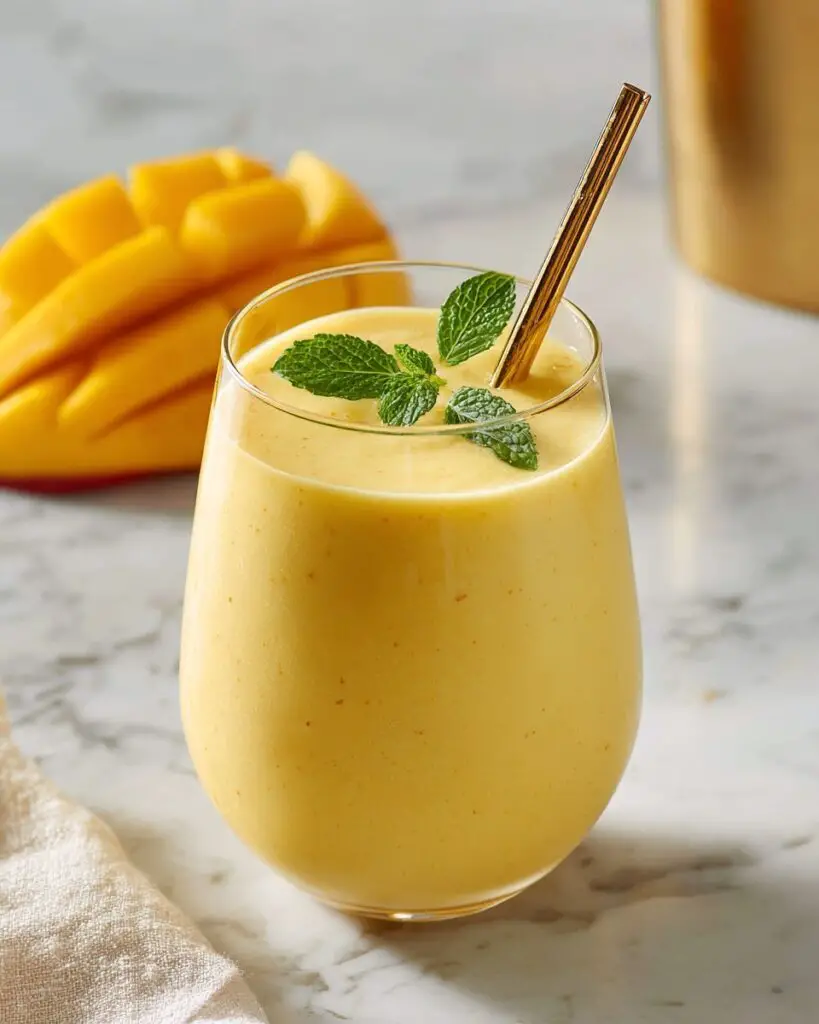 3-Ingredient Mango Smoothie Recipe