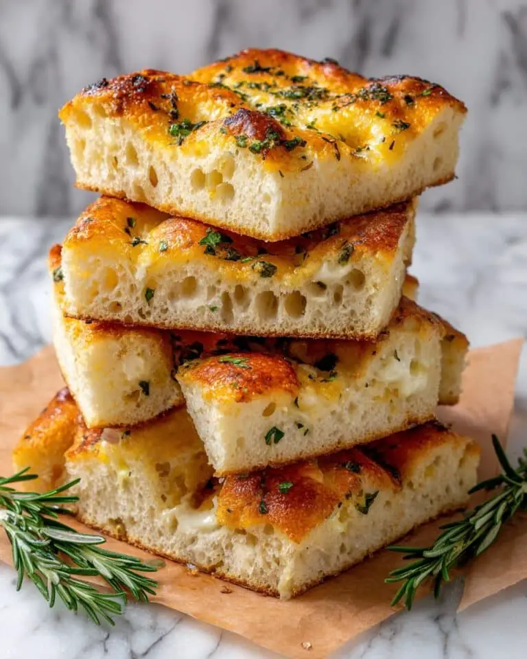 Cheddar & Chive Same-Day Focaccia Recipe