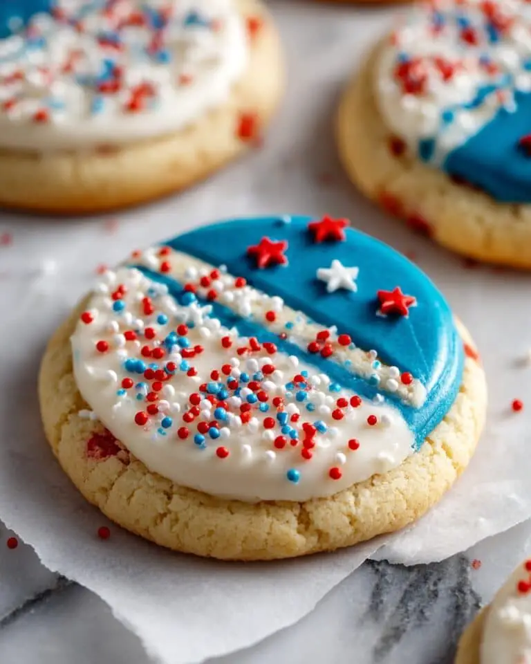 Patriotic Thumbprint Cookies with Icing Recipe