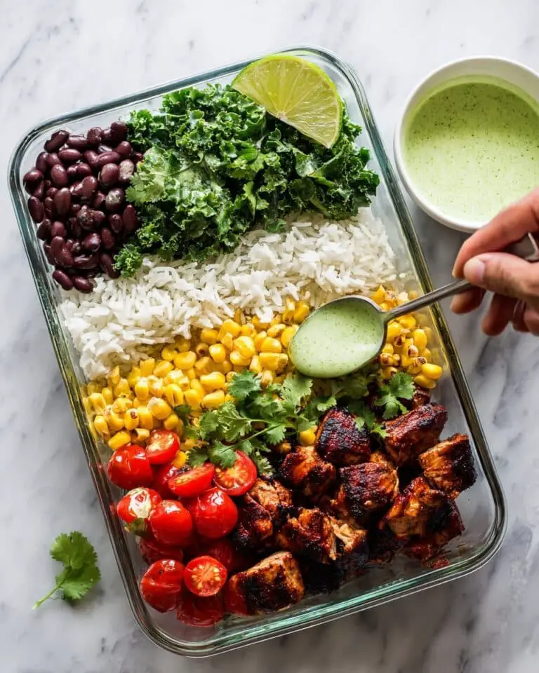 Chicken Burrito Bowl Recipe (Meal Prep) Recipe