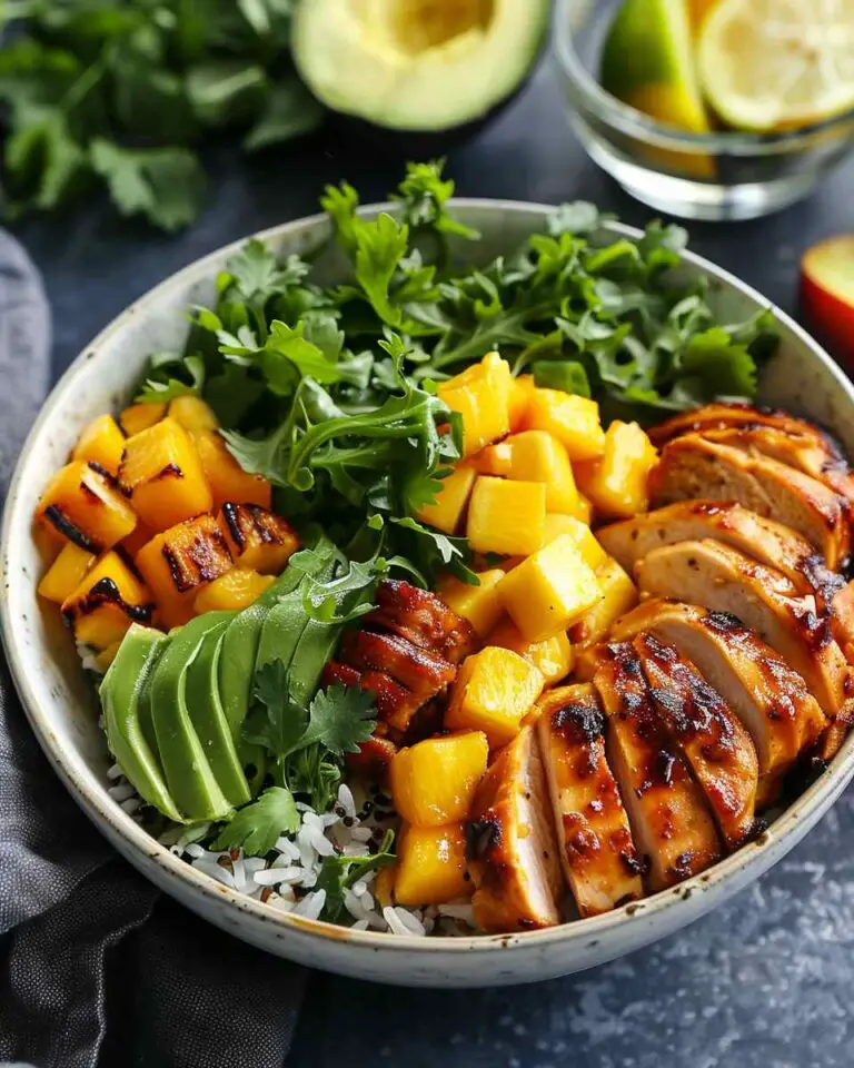 Mango Habanero Chicken Bowls
