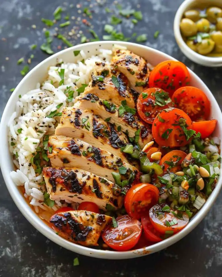 Mediterranean Herb Chicken Bowls For Dinner