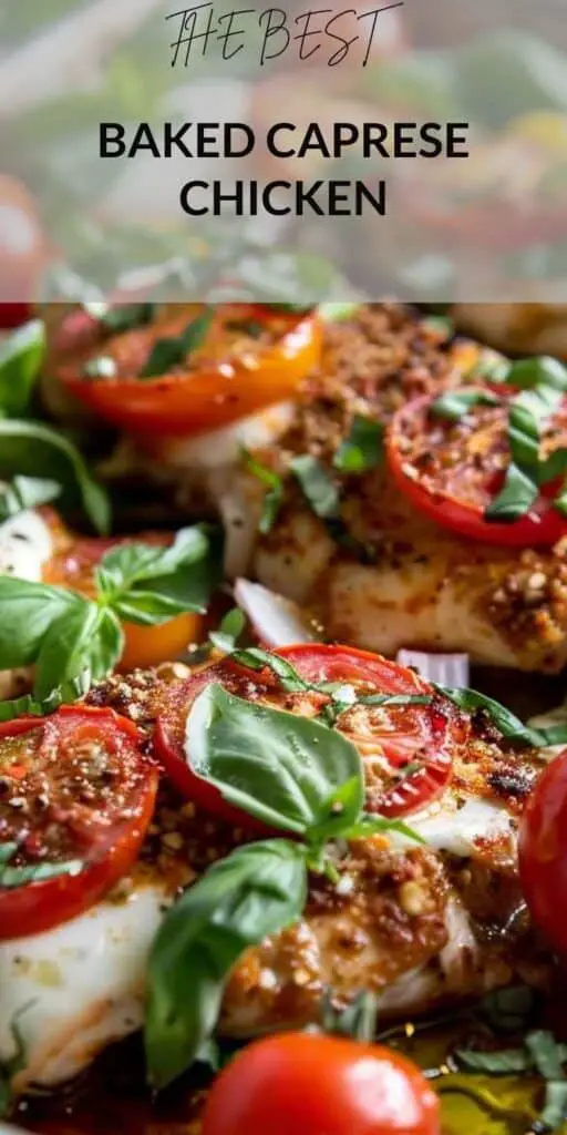 Baked Caprese Chicken